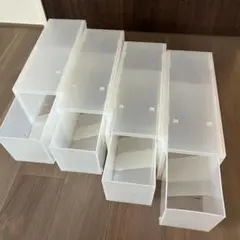 無印良品　4個セット　ポリプロピレン　小物収納ケース　ハーフ　大