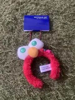 ユニバ カチューシャキーホルダー エルモ