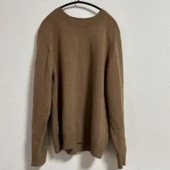 UNIQLO ブラウン クルーネックセーター L