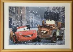 カーズ ライトニング・マックィーン メーター ポスター 額装
