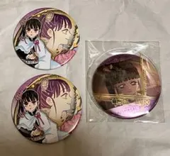 鬼滅の刃 USJ 原画展 コレクション 缶バッジ 第6弾　栗花落カナヲ　3点