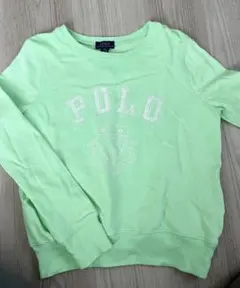 Polo Ralph Lauren トレーナー L/12-14 ライトグリーン