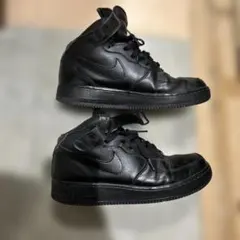 底値　売り切りNike Air Force 1 ブラック ハイカット