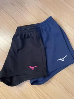 Mizuno ショートパンツ 黒/ネイビー2枚セット 2XL