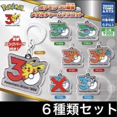 セミコンプ ポケモン 30周年 メタルチャームマスコット 赤 緑 カントー地方