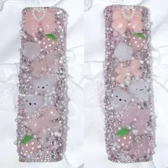 現品 シェイカー付き IQOSケースデコ 埋め尽くし ピンク