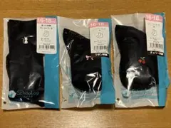 ★即購入可★Schoolog 靴下 スリークオーター丈 16-18cm 紺×3足