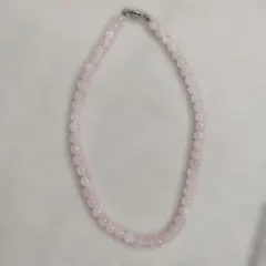 ローズクォーツ ネックレス 淡いピンク
