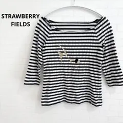 ストロベリーフィールズ✨ボーダーカットソー パンプスプリント リボン