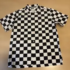 BLACK BY MOUSSY チェッカーフラッグ柄 半袖シャツ - メルカリ