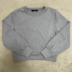 【Le souk】レディーストップス (F) クルーネック ショート丈