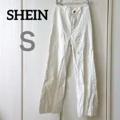 パンツ 白 ワイドパンツ