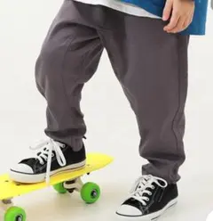 devirock ツイルペグトップパンツ　160cm チャコール　キッズ　ズボン