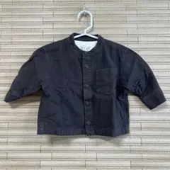 無印良品　バンドカラーシャツ　80cm