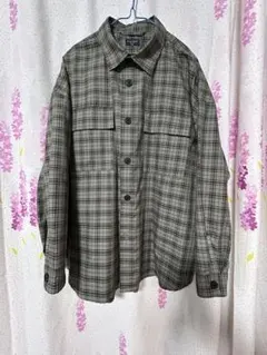 BACK NUMBER チェック柄シャツ Lサイズ未使用に近タイムサービス５時間