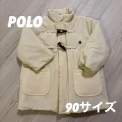 【タグ無し未使用品】POLO Baby クリーム色 ダウンコート 90サイズ
