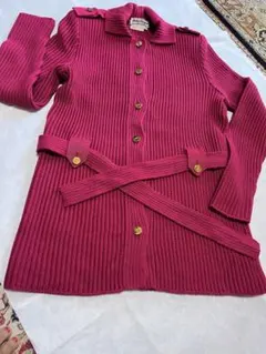 サルヴァトーレフェラガモシルクウールアンサンブルカーディガン2点セット