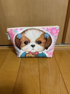ハンドメイド　コヤンイサムチョン　マチ付きポーチ