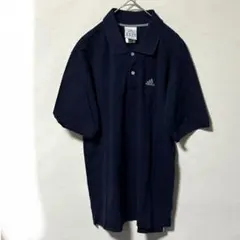 アディダス adidas ゴルフ 半袖 ポロシャツ ネイビー メンズ Mサイズ