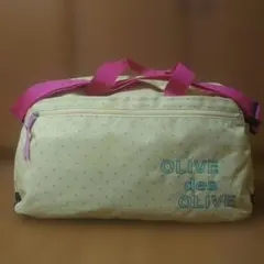 OLIVE des OLIVE ドット柄ボストンバッグ
