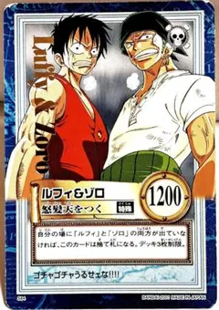 【極美品】ルフィ＆ゾロ 怒髪天をつく 金箔 ONE PIECE カードダス 極美品】ルフィ＆ゾロ 怒髪天をつく 金箔 ONE PIECE カードダス - メルカリ