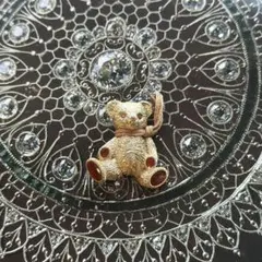 Burberry テディベア ブローチ ゴールドカラー クマ ヴィンテージ