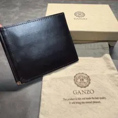 値下げ】GANZO リザードレザー ラウンドファスナー長財布 ブラック