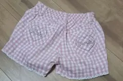 シャーリーテンプル♡ピンクギンガムチェックショートパンツ