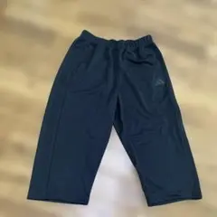 adidas ブラックジャージパンツ