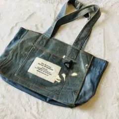 【DIESEL】ディーゼル　D-THISBAG デニム　トートバッグ　希少