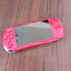 SONY PSP-3000 本体のみ レッド 通電確認済 MH42