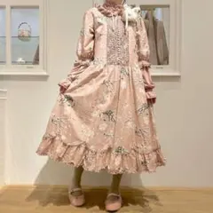 イノセントワールド 華麗な薔薇のロココドレス グレイッシュ
