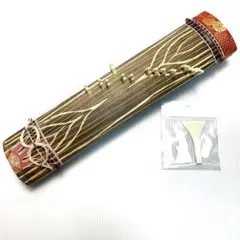 ミニ琴（約60㎝）13弦 美品！全長 約60cm ミニ琴 13弦 ミニ琴 琴 ミニチュア 和楽器 弦楽器