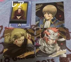 銀魂 箔押しスクエアカード インスタントカメラ風カード 総悟 神威 阿伏兎