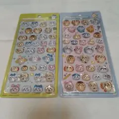 ちいかわ　ボンボンドロップシール　みんなニコニコ　みんなポーズ　2枚セット