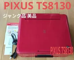 【ジャンク品】通電確認済インクジェット複合機 PIXUS TS8130　インク付