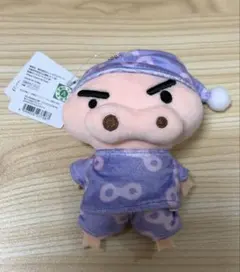クレヨンしんちゃん　ぬいぐるみマスコット ぶりぶりざえもん　パジャマキーホルダー
