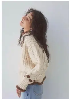 alexiastam ハートニットトップス♡