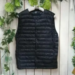 MK327★ユニクロ★ウルトラライトダウンベスト・キルティング★サイズS　黒