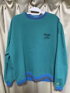 Mark Gonzales XL ターコイズ スウェット