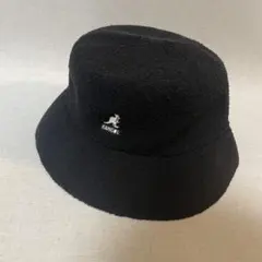 年内売切！最終値下げ！KANGOL バケットハット パイル生地 ブラック L