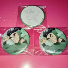 忍たま乱太郎　体験展〜忍務振り返りの段　潮江文次郎　缶バッジ　3点セット