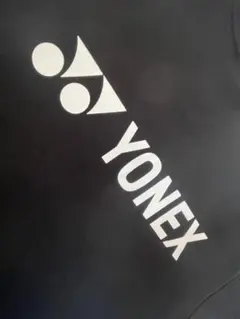 YONEX ブラックTシャツ オレンジプリント　メンズ