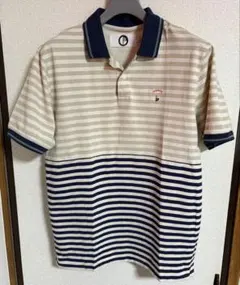 極美品 大幅お値下 ジャーナルスタンダード ORSMAN 切替ボーダーポロシャツのサムネイル