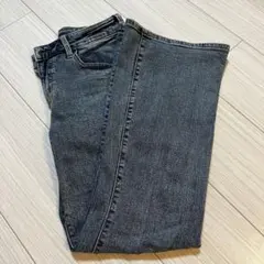 GU スリムフレアジーンズ Sサイズ 丈短め 65 BLUE