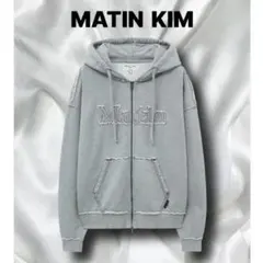 Matin Kim ジップアップパーカー フーディー Mサイズ - メルカリ