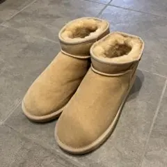 UGG スリッポン ムートンブーツ シューズ ブラウン系 24.0