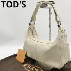 トッズ　ワンショルダーバッグ　肩掛け　シボ革　袋付き　ベージュ トッズ ワンショルダーバッグ 肩掛け シボ革 袋付き ベージュ - メルカリ