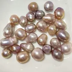 本真珠 エジソンパールピアス　大粒 13mm 無調色 桜紫 本真珠 エジソンパールピアス 大粒 13mm 無調色 桜紫