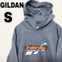 usa古着 GILDAN パーカー　スウェット　S グレー